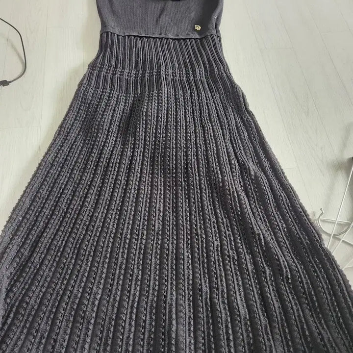 [BUNJANG] DEWL Knit Off-Shoulder Long Dress / 듀엘 원피스