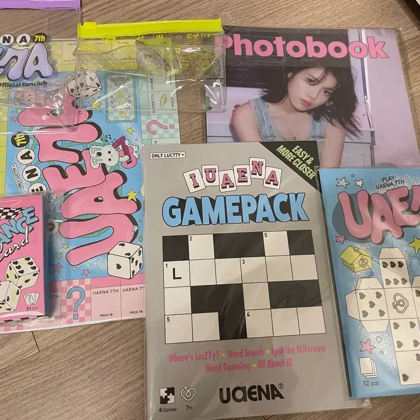 [BUNJANG] IU Uaena 7th Generation Game Pack and Photobook Bundle Set / 아이유 유애나7기 게임팩 및 포토북 일괄 판매해요~