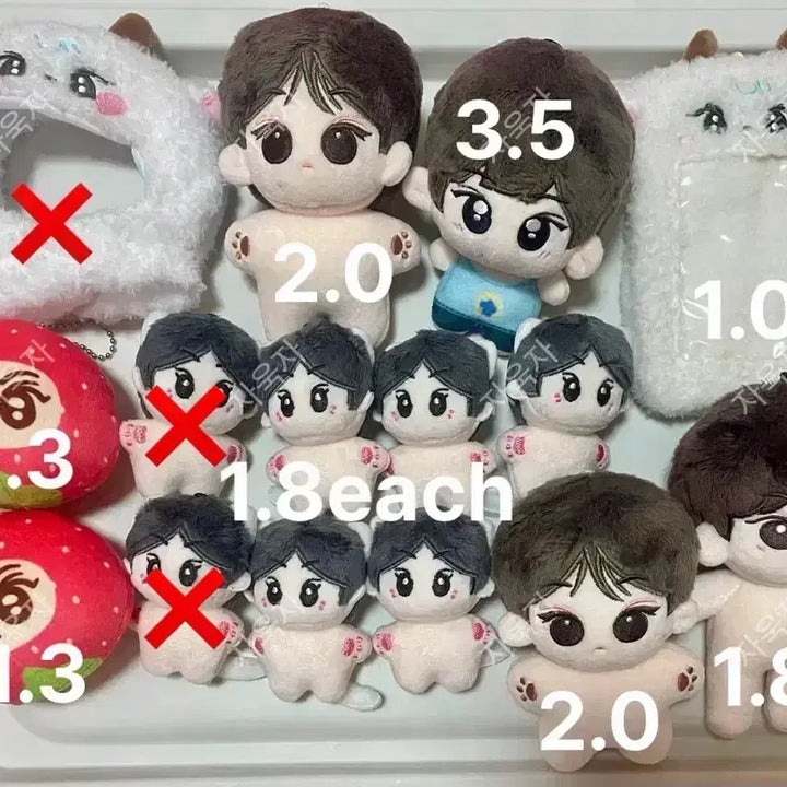 [BUNJANG] ENHYPEN JUNGWON Little Won 5cm &amp; 10cm Doll Bundle Set / 엔하이픈 JUNGWON 양정원 5cm 리틀원 10cm 인형