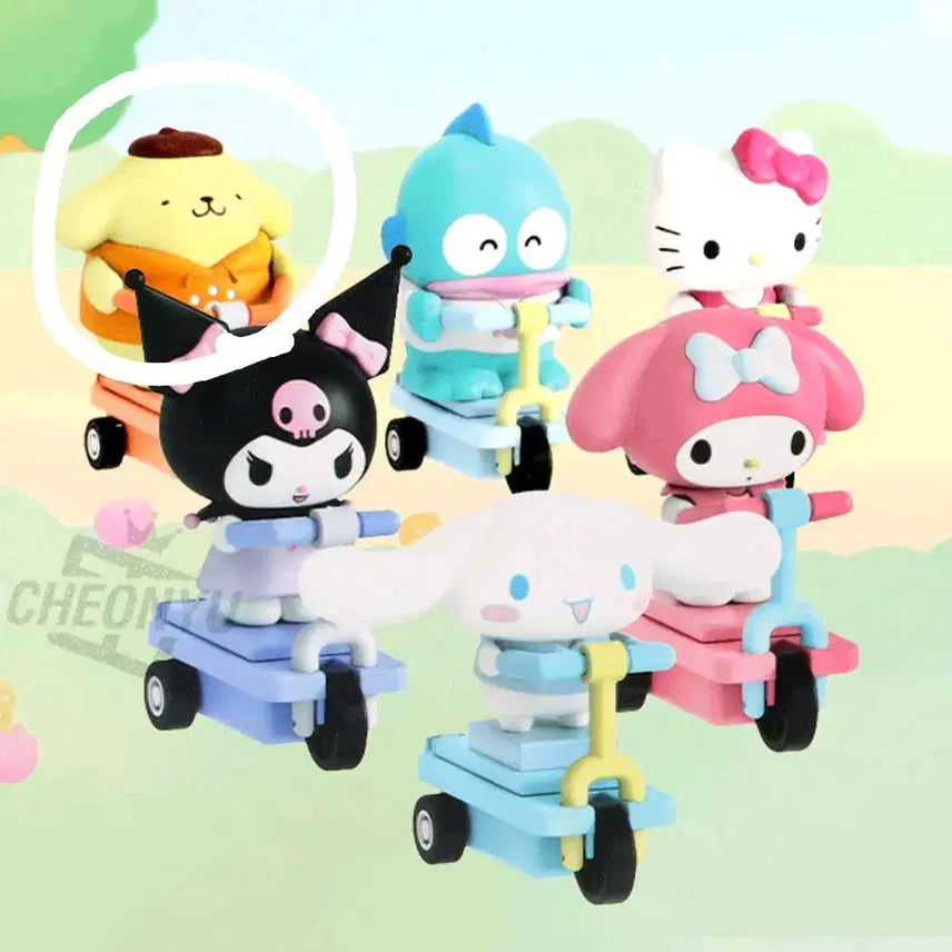 [BUNJANG] Sanrio Pompompurin Kickboard Figure / [새상품] 산리오 가챠 > 폼폼푸린 킥보드 피규어