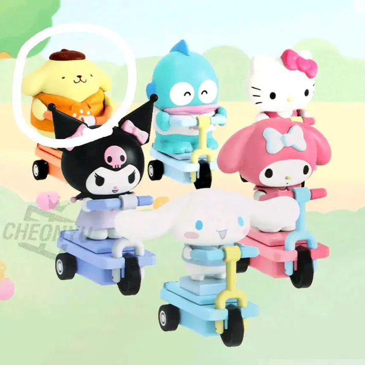[BUNJANG] Sanrio Pompompurin Kickboard Figure / [새상품] 산리오 가챠 > 폼폼푸린 킥보드 피규어