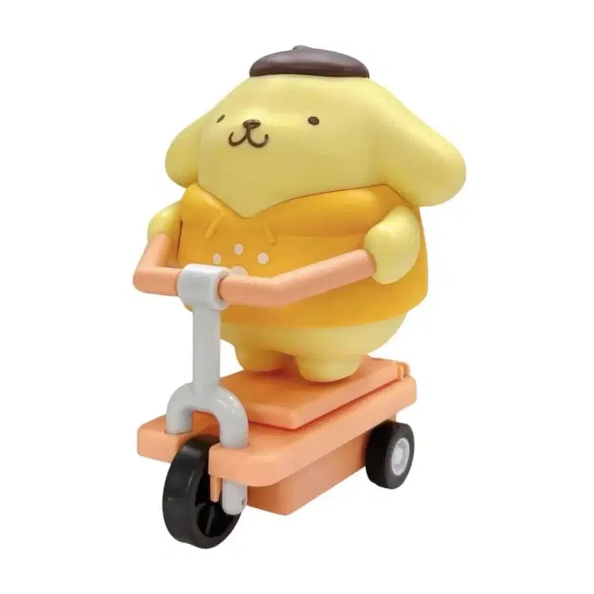 [BUNJANG] Sanrio Pompompurin Kickboard Figure / [새상품] 산리오 가챠 > 폼폼푸린 킥보드 피규어