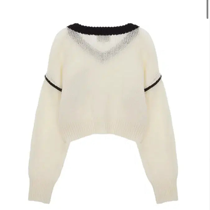 [BUNJANG] Matinkim V-Neck Knit Sweater, Ivory / 공홈품절, 정가 거의 18만원) 마뗑킴 V넥 니트, 아이보리(택달린 새상
