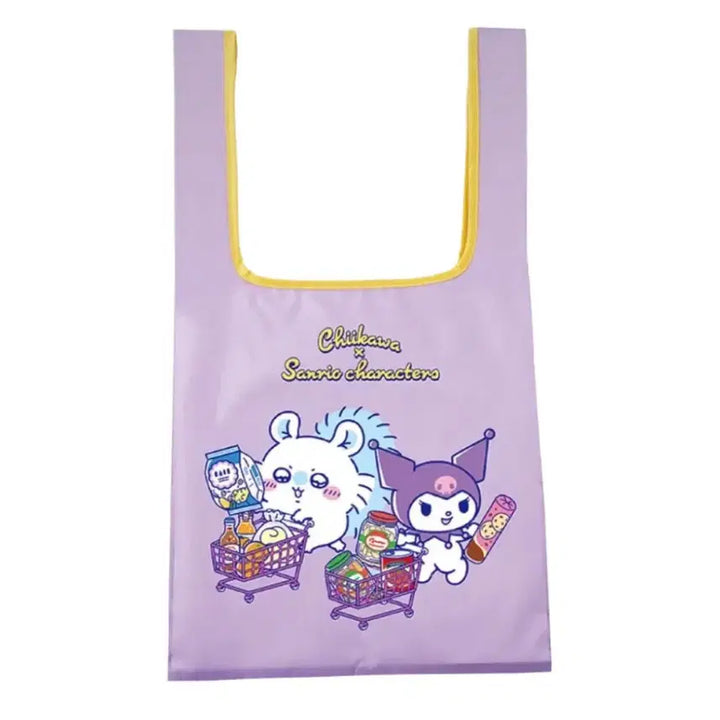 [BUNJANG] Sanrio Chiikawa Momonga Kuromi Eco Bag / 산리오 치이카와 에코백 모몽가 쿠로미 미개봉