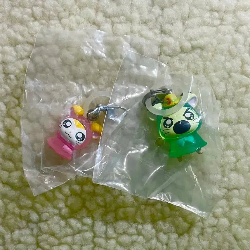 [BUNJANG] Banga Banga Hamtaro Plush Keychain Set / 1탄 방가방가 햄토리 메지루시 가챠 키링 우비 머플러 대장