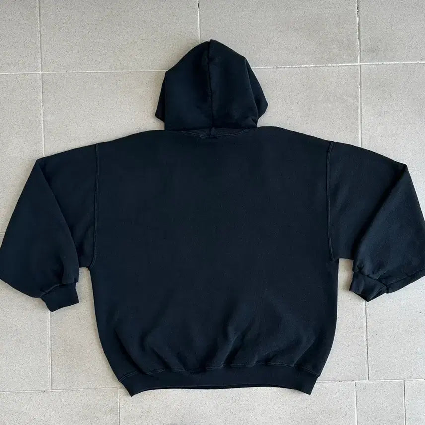 [BUNJANG] Russell 90s Vintage Hoodie XL / 90s 빈티지 러셀 후드 블랙 XL