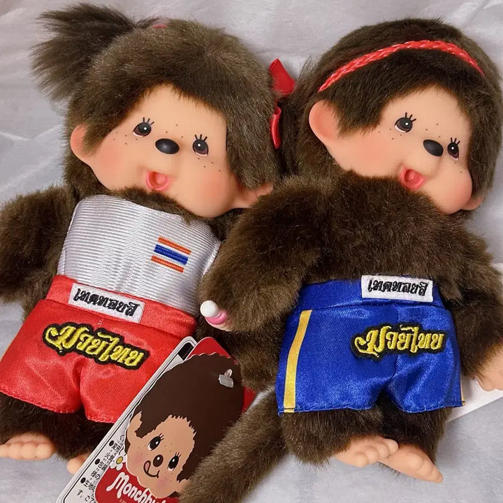 [BUNJANG] Monchhichi Muay Thai Doll Set / 정품 몬치치 무에타이 인형 세트