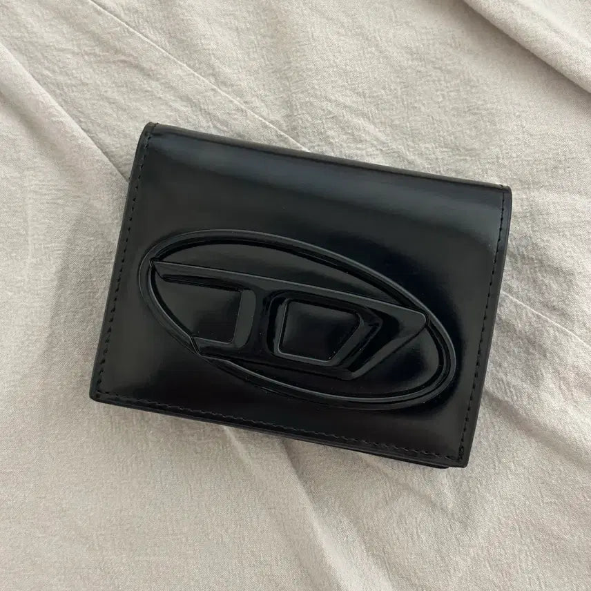[BUNJANG] Diesel Black Bifold Wallet / 정가 35만원) 디젤 반지갑 블랙, 2회 미만 사용 제품
