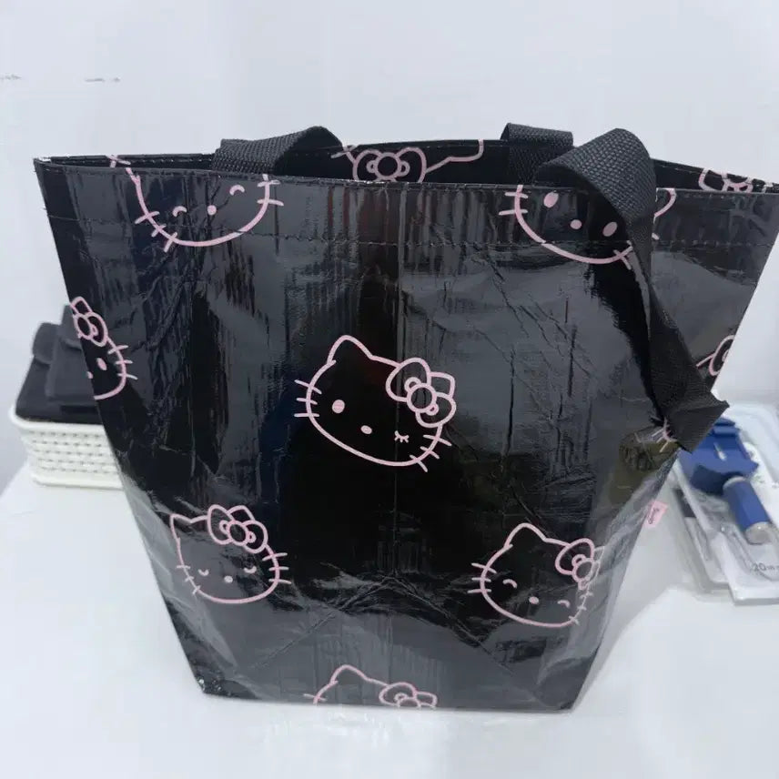 [BUNJANG] Hello Kitty Paufi Coin Purse Set / 헬로키티 파우피 동전지갑 + 머리핀 세트 + 가방 장바구니 새상품