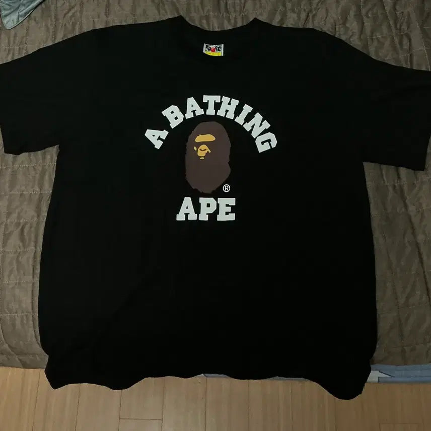 [BUNJANG] BAPE Black Short Sleeve T-shirt / 베이프 블랙 반팔 티셔츠