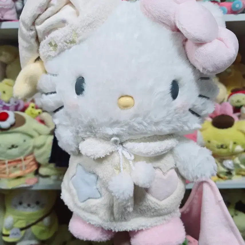 [BUNJANG] Sanrio Good Night Series Hello Kitty Plush / 현물 정품 산리오 굿나잇 시리즈 헬로키티 누이