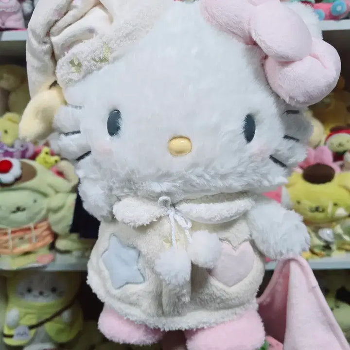 [BUNJANG] Sanrio Good Night Series Hello Kitty Plush / 현물 정품 산리오 굿나잇 시리즈 헬로키티 누이