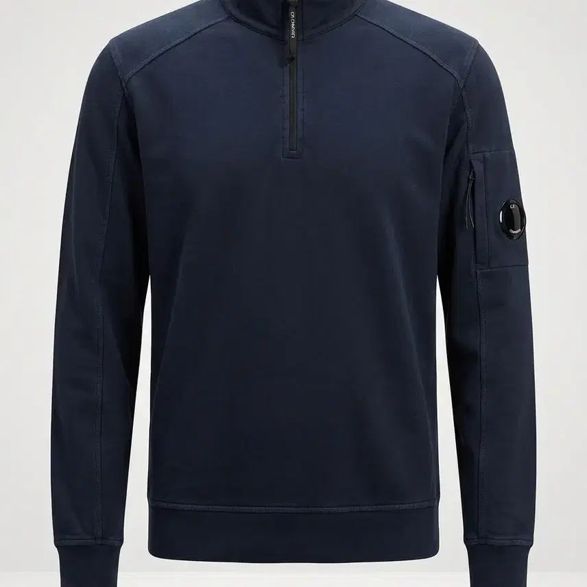 [BUNJANG] CP Company Half-Zip Sweatshirt / CP컴퍼니의 네이비 색상 반집업 맨투맨