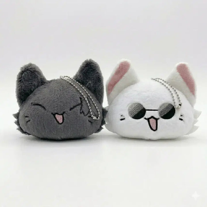 [BUNJANG] Jujutsu Kaisen Satoru Gojo &amp; Suguru Geto Cat Plush Set (2-Piece) / [현물/2개입] 주술회전 고죠 사토루&amp;게토 네코 누이