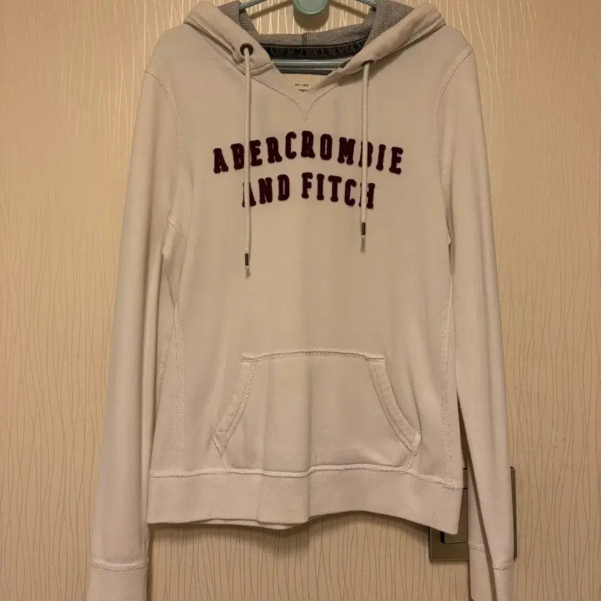 [BUNJANG] Abercrombie White Hoodie L / 아베크롬비 후드티 팔아요