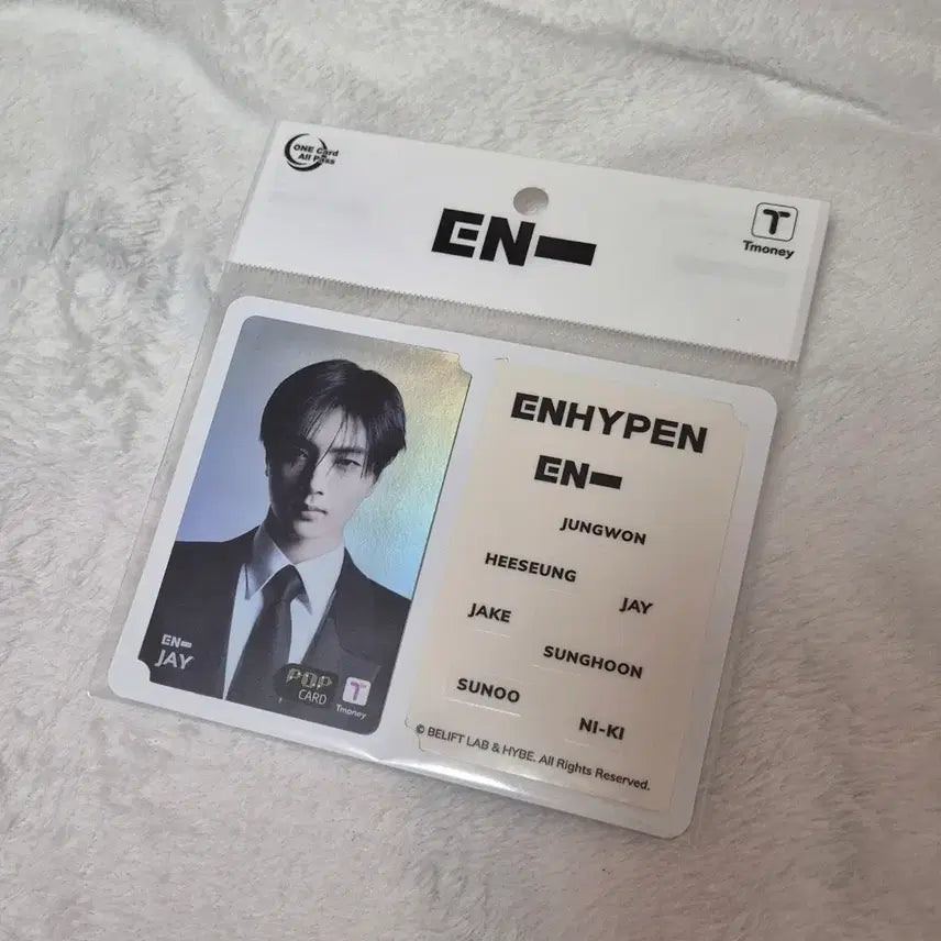 [BUNJANG] ENHYPEN Jay T-money Transportation Card / 엔하이픈 제이 박종성 티머니 교통카드
