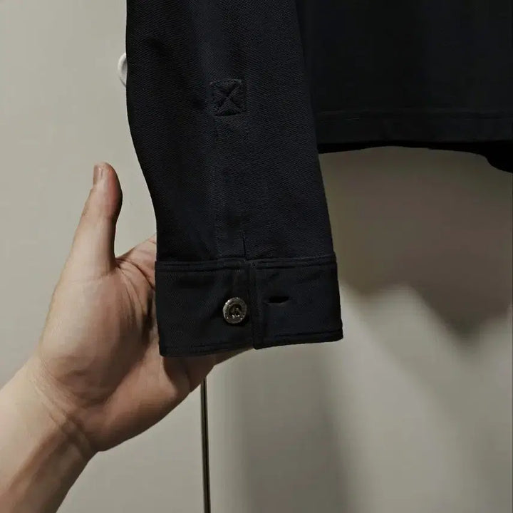 [SOLD OUT] XL 버버리 카라넥 티셔츠 블랙