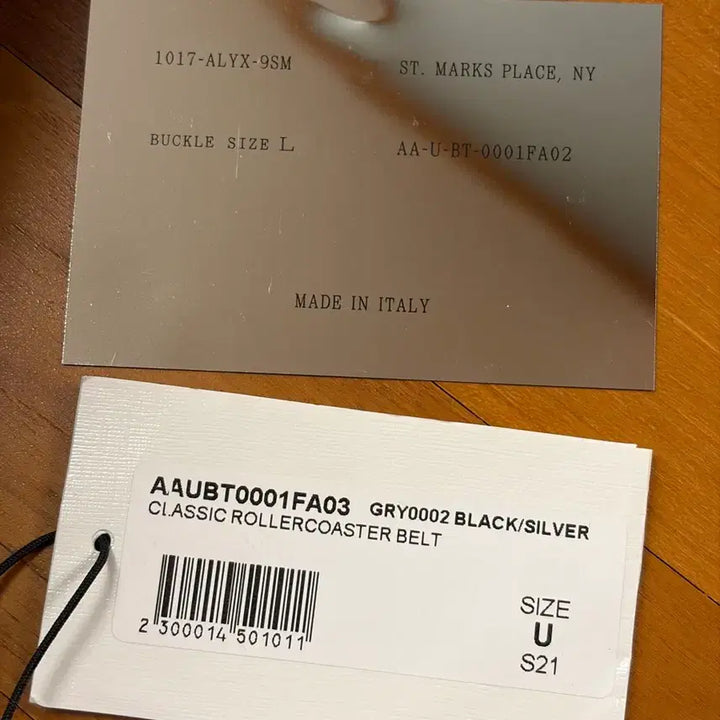 [SOLD OUT] ALYX 알릭스 9SM 롤러코스터 버클 벨트 L