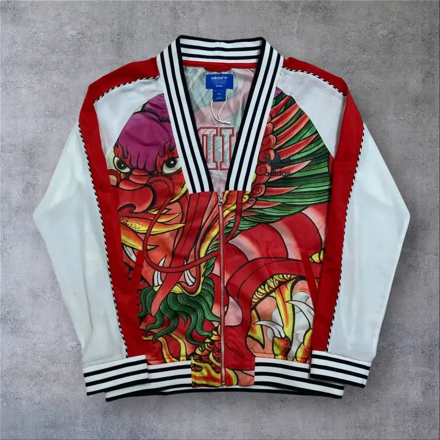 [SOLD OUT] 아디다스 x 리타오라 드래곤 프린팅 스카잔 트랙 자켓