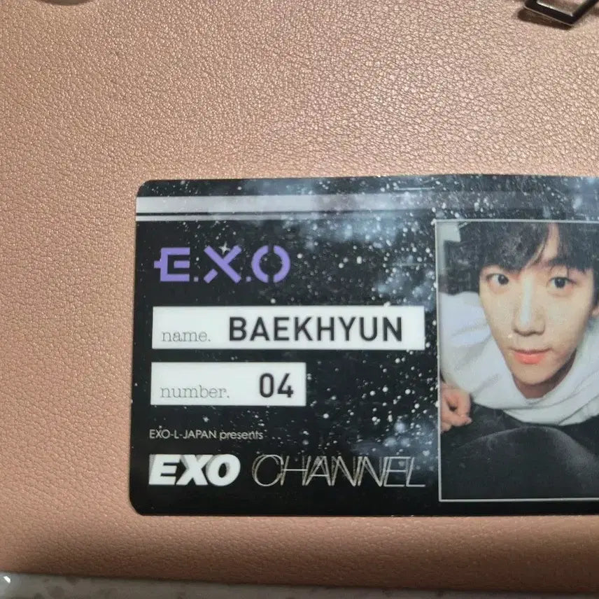 [BUNJANG] EXO Baekhyun Membership Card / 백현 팬클럽  멤버쉽카드