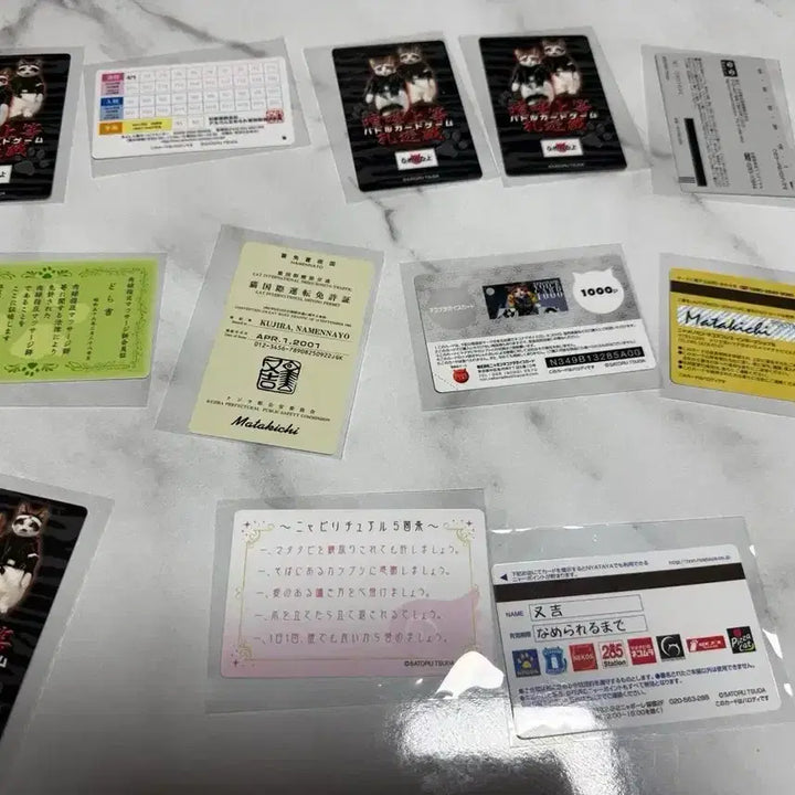 [BUNJANG] Namaneko Bōsōzoku Student ID &amp; Couple Cards / 나마네코 폭주족 학생증 커플증 카드