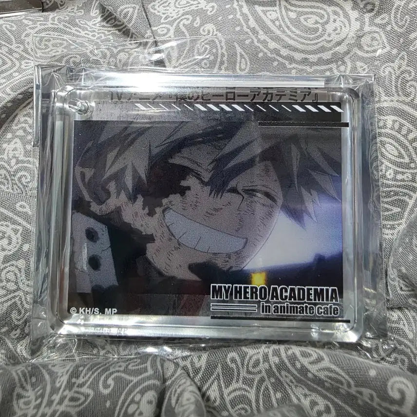 [BUNJANG] Bakugo Hero Academia Cafe Acrylic Plate &amp; Korrotta Set / (3개세트) 바쿠고 히로아카 애니메이트 카페 플레이트 키홀더 코롯타 세트