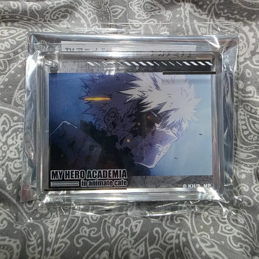 [BUNJANG] Bakugo Hero Academia Cafe Acrylic Plate &amp; Korrotta Set / (3개세트) 바쿠고 히로아카 애니메이트 카페 플레이트 키홀더 코롯타 세트