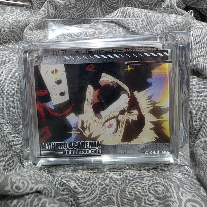 [BUNJANG] Bakugo Hero Academia Cafe Acrylic Plate &amp; Korrotta Set / (3개세트) 바쿠고 히로아카 애니메이트 카페 플레이트 키홀더 코롯타 세트