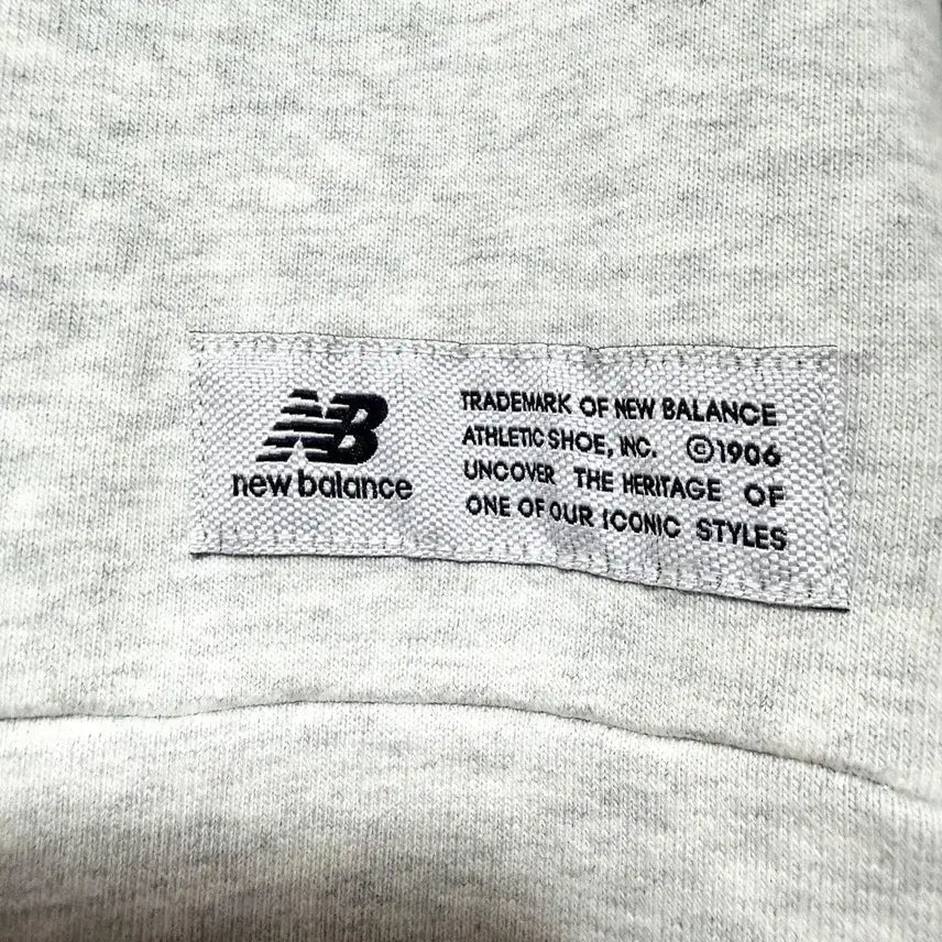 [BUNJANG] New Balance Big Logo Half-Zip Sweatshirt / [S,90]뉴발란스 빅로고 반집업 맨투맨 오버핏