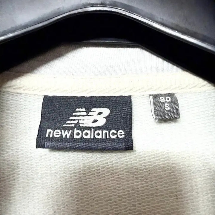 [BUNJANG] New Balance Big Logo Half-Zip Sweatshirt / [S,90]뉴발란스 빅로고 반집업 맨투맨 오버핏