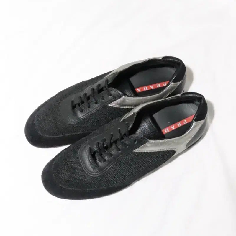 [BUNJANG] Prada Sport Leather Nylon Sneakers / [39] 프라다 스포츠 레더 나일론 스니커즈
