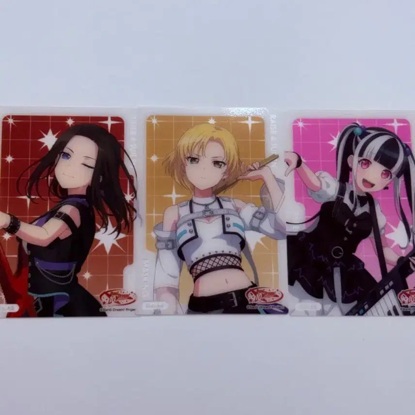 [BUNJANG] Bang Dream 10th Anniversary Clear Card RAS 3-Piece Set / 뱅드림 10주년 클리어카드 라스 3종 세트