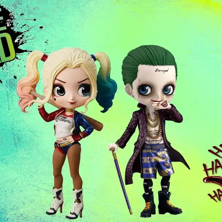 [BUNJANG] Q posket Harley Quinn &amp; Joker A Color Bundle Set (Unsealed) / Q posket 할리퀸 조커 2종 일괄 A컬러 (개봉품)