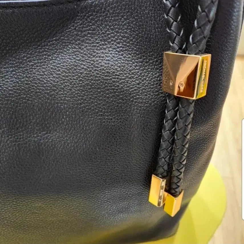 [BUNJANG] Michael Kors Black Leather Shoulder Bag / 마이클 코어스 블랙 가죽 숄더백(새상품)