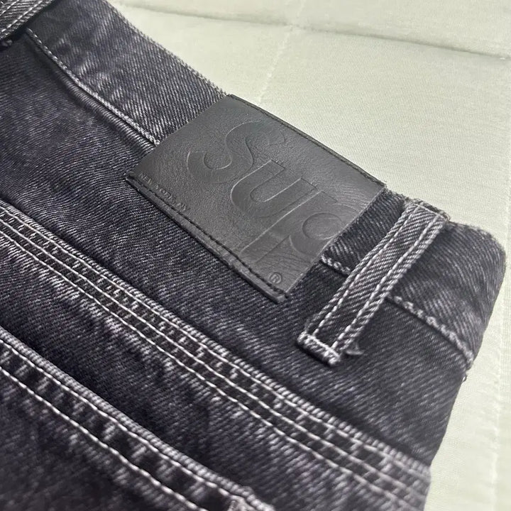 [BUNJANG] Supreme Handstyle Denim Painter Shorts Black 21SS / [32]슈프림 페인터 반바지-21SS