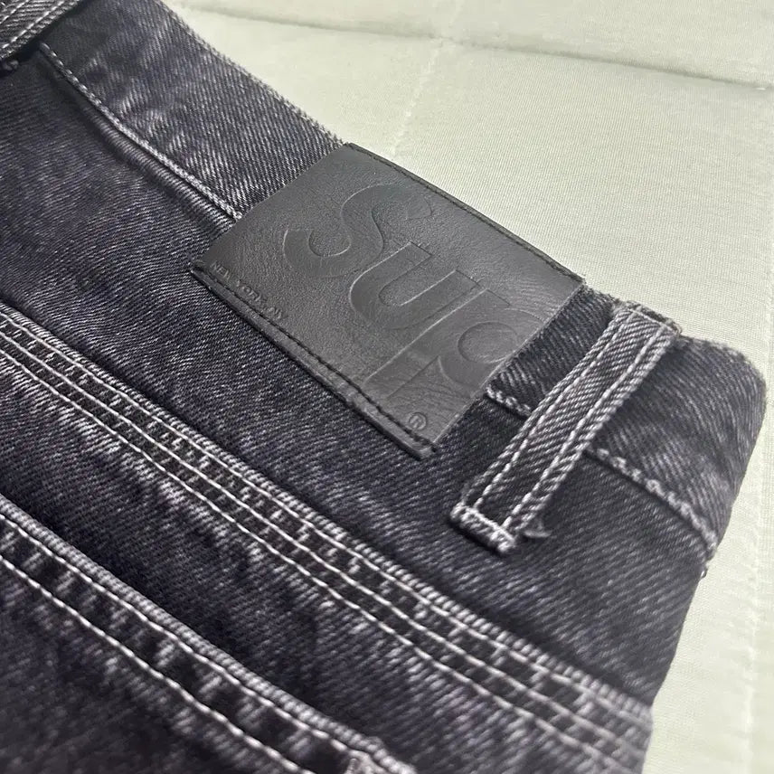 [BUNJANG] Supreme Handstyle Denim Painter Shorts Black 21SS / [32]슈프림 페인터 반바지-21SS