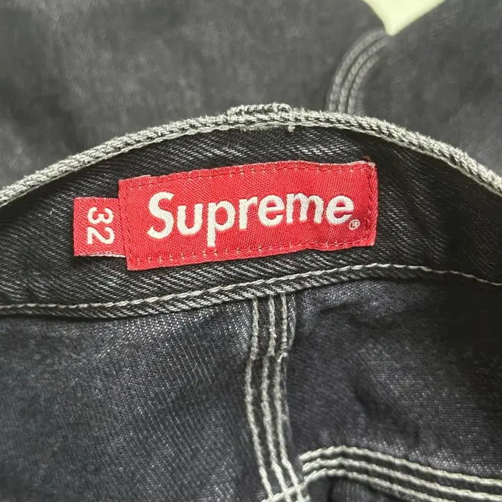 [BUNJANG] Supreme Handstyle Denim Painter Shorts Black 21SS / [32]슈프림 페인터 반바지-21SS