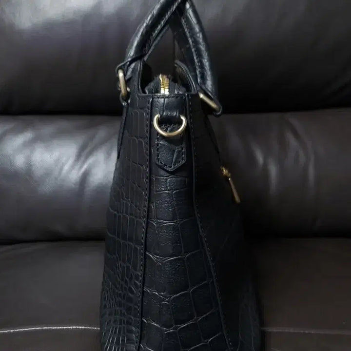 [BUNJANG] Pierre Cardin Crocodile Pattern Tote Bag / 피에르가르뎅 악어 패턴 토트백