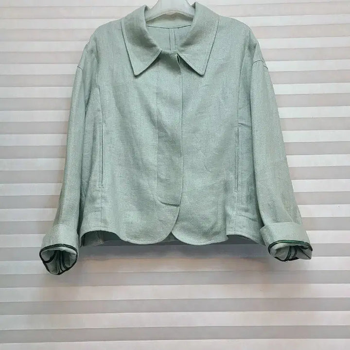 [SOLD OUT] 민트색 린넨 숏자켓
