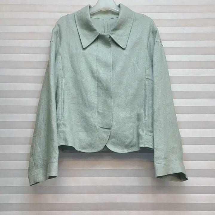 [SOLD OUT] 민트색 린넨 숏자켓