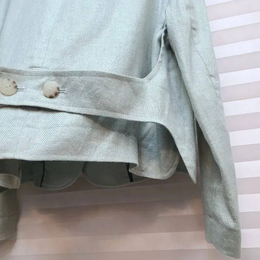 [SOLD OUT] 민트색 린넨 숏자켓