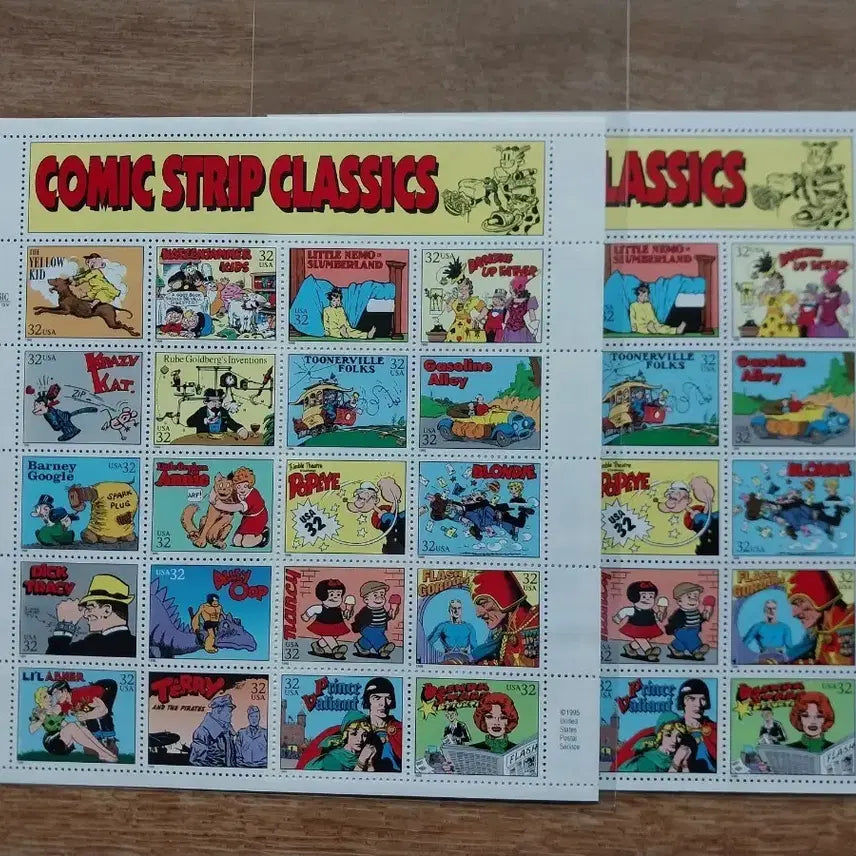 [BUNJANG] Comic Strip Classic US Stamp / [우표]  코믹 스트립 클래식 미국 우표