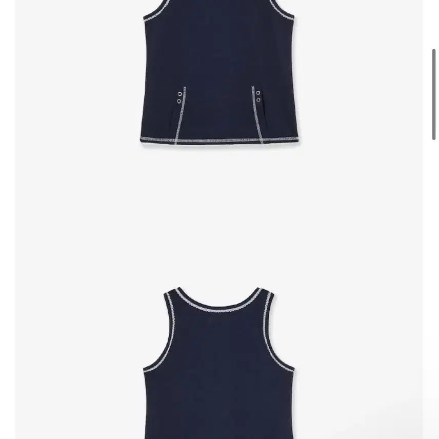 [SOLD OUT] 에이이에이이) Lace Pocket Sleeveless NA F