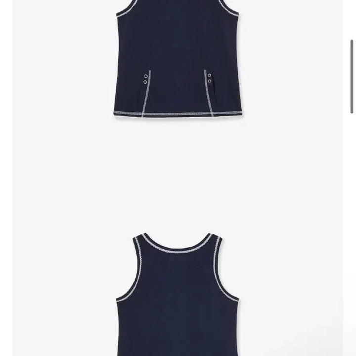 [SOLD OUT] 에이이에이이) Lace Pocket Sleeveless NA F