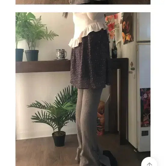 [BUNJANG] Nizi Ribbed Button Pants / 니지 골지 버튼 팬츠