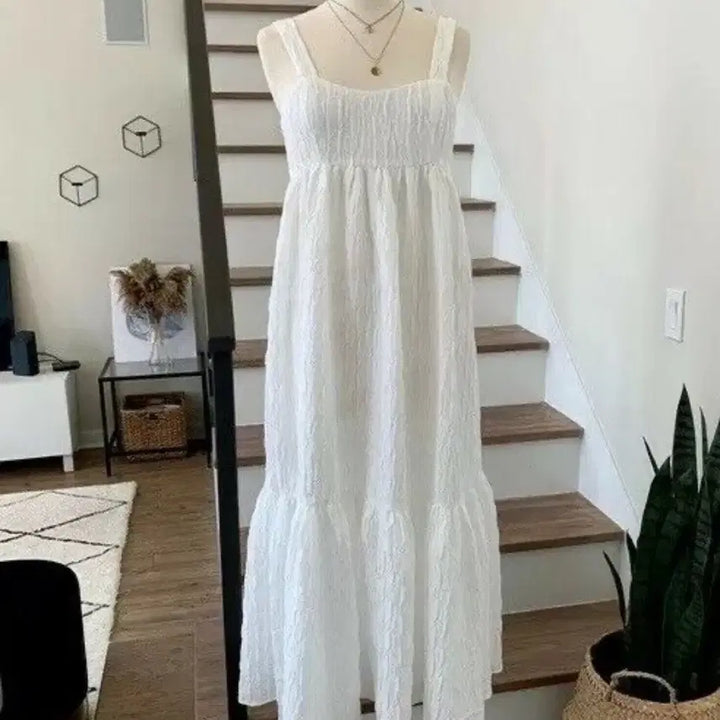 [BUNJANG] Zara Long Shirring Dress / 자라롱원피스