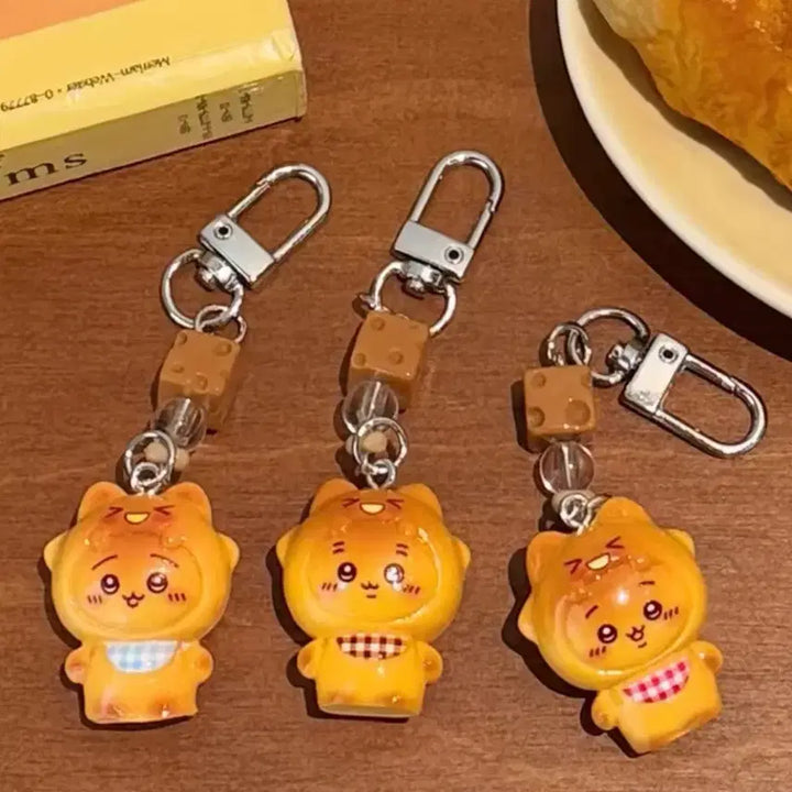 [BUNJANG] Monzaku Chiiki and Friends Keychain Set (3 Types) / 먼작귀 치이키와 키링 3종 나가노 담곰이 농담곰