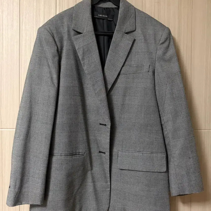 [SOLD OUT] 자라 베이직 체크 블레이저