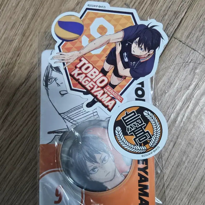 [BUNJANG] Haikyu!! Kageyama Tobio Soft Frame Badge / [하이큐!!] 카라스노 토비오 카게야마 소프트프레임 뱃지