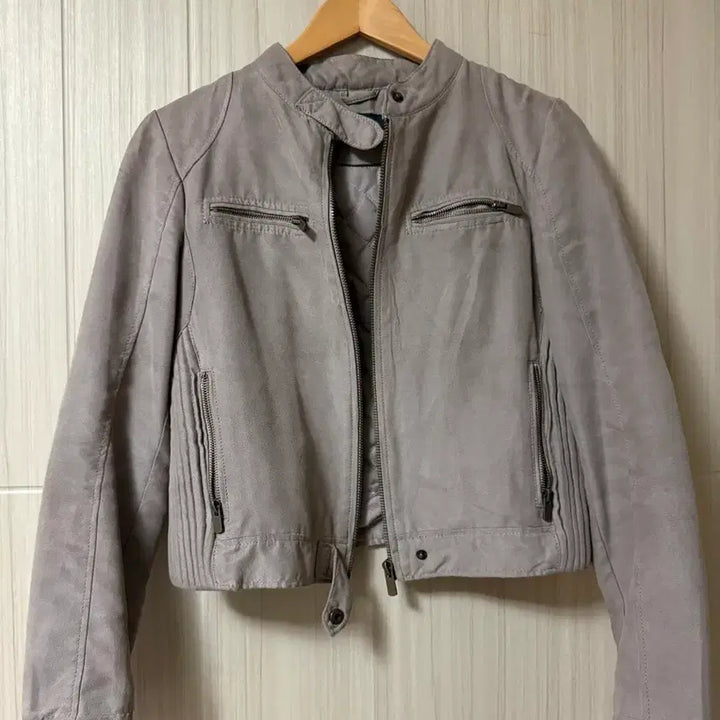 [BUNJANG] Zara Basic Suede Rider Jacket / 자라 베이직 스웨이드 라이더 자켓